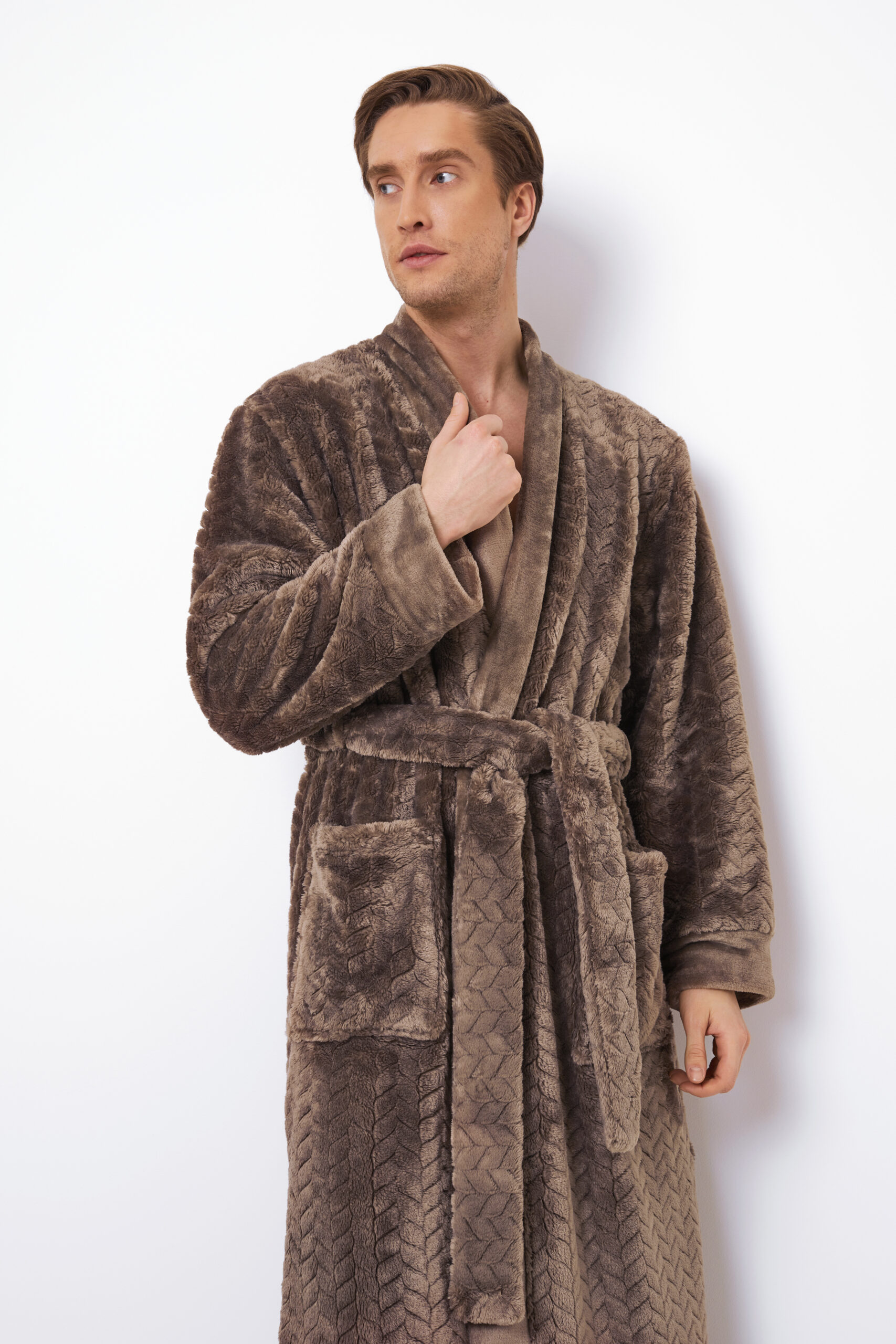 Mason bathrobe closeup